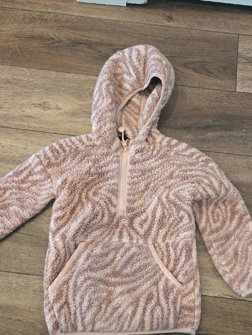 all in motion Plush Half-Zip Hoodie - Blush Pink